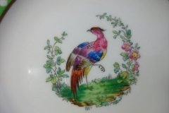SPODE CHELSEA  BIRD GREEN SMOOTH- BREAD & BUTTER PLATE  # 7   .....         http://jaapiesfinechinastore.com