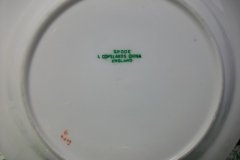 SPODE CHELSEA  BIRD GREEN SMOOTH- BREAD & BUTTER PLATE  # 7   .....         http://jaapiesfinechinastore.com