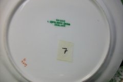 SPODE CHELSEA  BIRD GREEN SMOOTH- BREAD & BUTTER PLATE  # 7   .....         http://jaapiesfinechinastore.com