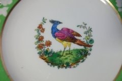 SPODE CHELSEA  BIRD GREEN SMOOTH- BREAD & BUTTER PLATE  # 8   .....         http://jaapiesfinechinastore.com