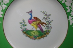 SPODE CHELSEA  BIRD GREEN R4689 SCALLOPED- DINNER PLATE  #1   .....         https://www.jaapiesfinechinastore.com