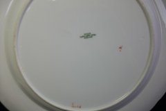 SPODE CHELSEA  BIRD GREEN R4689 SCALLOPED- DINNER PLATE  #2   .....         http://jaapiesfinechinastore.com