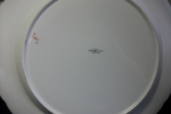 SPODE CHELSEA  BIRD GREEN R4689 SCALLOPED- DINNER PLATE  #3   .....         https://www.jaapiesfinechinastore.com