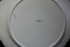 SPODE CHELSEA  BIRD GREEN R4689 SCALLOPED- DINNER PLATE  #3   .....         http://jaapiesfinechinastore.com