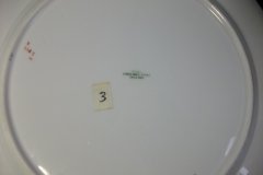 SPODE CHELSEA  BIRD GREEN R4689 SCALLOPED- DINNER PLATE  #3   .....         http://jaapiesfinechinastore.com