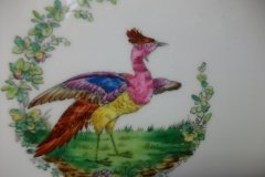 SPODE CHELSEA  BIRD GREEN R4689 SMOOTH-  LUNCH PLATE  #2   .....         http://jaapiesfinechinastore.com