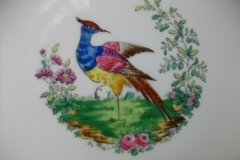 SPODE CHELSEA  BIRD GREEN R4689 SMOOTH-  LUNCH PLATE  #3   .....         http://jaapiesfinechinastore.com