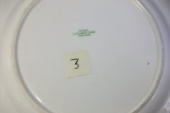 SPODE CHELSEA  BIRD GREEN R4689 SMOOTH-  LUNCH PLATE  #3   .....         http://jaapiesfinechinastore.com