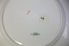 SPODE CHELSEA  BIRD GREEN R4689 SMOOTH-  LUNCH PLATE  #4   .....         http://jaapiesfinechinastore.com