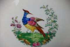 SPODE CHELSEA  BIRD GREEN R4689 SMOOTH-  LUNCH PLATE  #6   .....         http://jaapiesfinechinastore.com