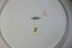 SPODE CHELSEA  BIRD GREEN R4689 SMOOTH-  LUNCH PLATE  #8   .....         https://www.jaapiesfinechinastore.com