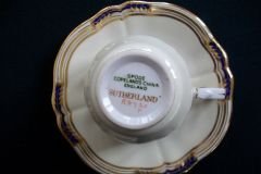SPODE  SUTHERLAND  R8920-   DEMI TASSE CUP & SAUCER    .....   https://www.jaapiesFineChinaStore.com