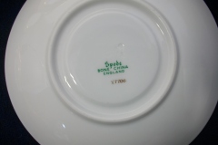 SPODE VALENTINE Y7706 GREEN WITH GOLD LEAF- CUP & SAUCER ..... https://www.jaapiesfinechinastore.com