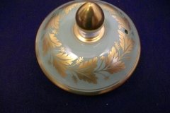 SPODE VALENTINE Y7706 GREEN WITH GOLD LEAF- COFFEE POT 6 CUPPER ..... http://jaapiesfinechinastore.com