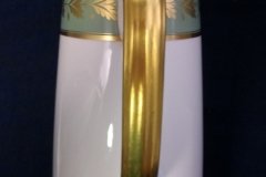 SPODE VALENTINE Y7706 GREEN WITH GOLD LEAF- COFFEE POT 6 CUPPER ..... http://jaapiesfinechinastore.com