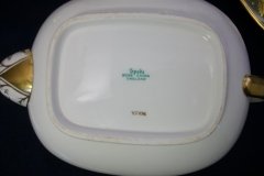 SPODE VALENTINE Y7706 GREEN WITH GOLD LEAF- TEAPOT 4 CUPPER ..... http://jaapiesfinechinastore.com