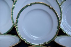 SPODE #Y939 GREEN TRIM- BREAD & BUTTER PLATE  ..... http://jaapiesfinechinastore.com