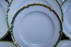 SPODE #Y939 GREEN TRIM- BREAD & BUTTER PLATE  ..... https://www.jaapiesfinechinastore.com