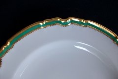 SPODE #Y939 GREEN TRIM- BREAD & BUTTER PLATE  ..... http://jaapiesfinechinastore.com