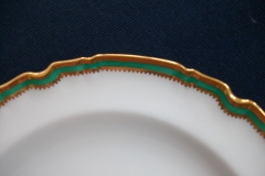 SPODE #Y939 GREEN TRIM- BREAD & BUTTER PLATE  ..... https://www.jaapiesfinechinastore.com