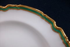 SPODE #Y939 GREEN TRIM- BREAD & BUTTER PLATE  ..... https://www.jaapiesfinechinastore.com