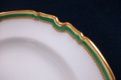 SPODE #Y939 GREEN TRIM- BREAD & BUTTER PLATE  ..... https://www.jaapiesfinechinastore.com