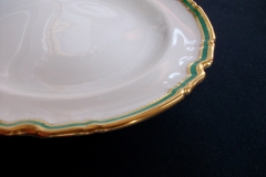 SPODE #Y939 GREEN TRIM- BREAD & BUTTER PLATE  ..... https://www.jaapiesfinechinastore.com