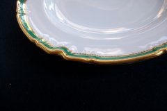 SPODE #Y939 GREEN TRIM- BREAD & BUTTER PLATE  ..... http://jaapiesfinechinastore.com