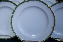 SPODE #Y939 GREEN TRIM-  DINNER PLATE  ..... http://jaapiesfinechinastore.com
