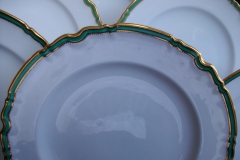 SPODE #Y939 GREEN TRIM-  DINNER PLATE  ..... https://www.jaapiesfinechinastore.com