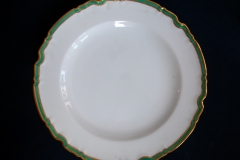 SPODE #Y939 GREEN TRIM-  DINNER PLATE  ..... https://www.jaapiesfinechinastore.com