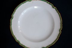SPODE #Y939 GREEN TRIM-  DINNER PLATE  ..... http://jaapiesfinechinastore.com