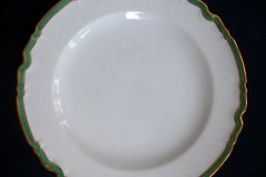 SPODE #Y939 GREEN TRIM-  DINNER PLATE  ..... http://jaapiesfinechinastore.com