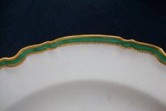 SPODE #Y939 GREEN TRIM-  DINNER PLATE  ..... http://jaapiesfinechinastore.com