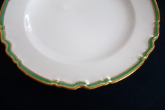 SPODE #Y939 GREEN TRIM-  DINNER PLATE  ..... https://www.jaapiesfinechinastore.com