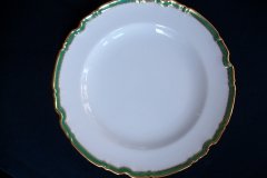 SPODE #Y939 GREEN TRIM- LUNCH PLATE  ..... http://jaapiesfinechinastore.com