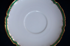 SPODE #Y939 GREEN TRIM-  SAUCER  for  SOUP BOWL  ..... https://www.jaapiesfinechinastore.com