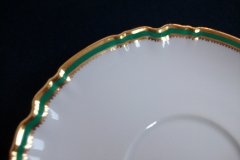 SPODE #Y939 GREEN TRIM-  SAUCER  for  SOUP BOWL  ..... https://www.jaapiesfinechinastore.com