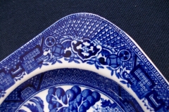 STAFFORDSHIRE BLUE WILLOW- SANDWICH TRAY & PLATES   .....   https://www.jaapiesfinechinastore.com