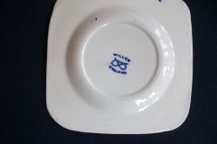 STAFFORDSHIRE BLUE WILLOW- SANDWICH TRAY & PLATES   .....   http://jaapiesfinechinastore.com