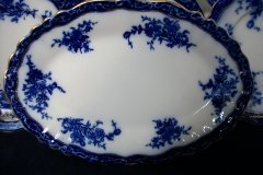 STANLEY POTTERY TOURAINE- OVAL SERVING PLATTER 12 5/8"    .....   http://jaapiesfinechinastore.com