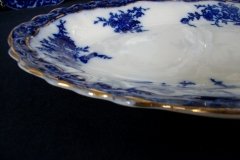 STANLEY POTTERY TOURAINE- OVAL SERVING PLATTER 12 5/8"    .....   http://jaapiesfinechinastore.com