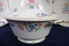 SYRACUSE ABERDEEN ABE1 DRESDEN FLOWERS-  COVERED SERVING BOWL   ..... http://jaapiesfinechinastore.com