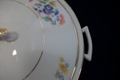 SYRACUSE ABERDEEN ABE1 DRESDEN FLOWERS-  COVERED SERVING BOWL   ..... http://jaapiesfinechinastore.com
