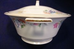 SYRACUSE ABERDEEN ABE1 DRESDEN FLOWERS-  COVERED SERVING BOWL   ..... http://jaapiesfinechinastore.com