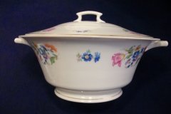 SYRACUSE ABERDEEN ABE1 DRESDEN FLOWERS-  COVERED SERVING BOWL   ..... http://jaapiesfinechinastore.com