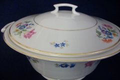 SYRACUSE ABERDEEN ABE1 DRESDEN FLOWERS-  COVERED SERVING BOWL   ..... http://jaapiesfinechinastore.com