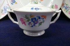 SYRACUSE ABERDEEN ABE1 DRESDEN FLOWERS-  COVERED SUGAR BOWL   ..... http://jaapiesfinechinastore.com