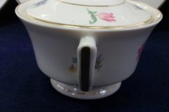 SYRACUSE ABERDEEN ABE1 DRESDEN FLOWERS-  COVERED SUGAR BOWL   ..... http://jaapiesfinechinastore.com
