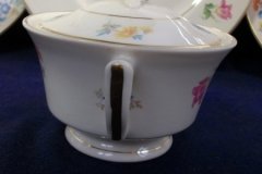 SYRACUSE ABERDEEN ABE1 DRESDEN FLOWERS-  COVERED SUGAR BOWL   ..... http://jaapiesfinechinastore.com